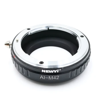 1 бр. Преходни пръстен NEWYI M42 за фотоапарати, преходни пръстен за обектива AI към тялото на M42, преходни пръстен за камера AI-M42, аксесоари за фотоапарати
