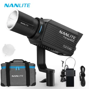 Nanguang Nanlite Forza 60C 60 W RGB 1800 ДО-20000 ЗА Цветна Температура на Led Лампа За Видеозаснемане Професионален Студиен ефекта на светлинни Лампа Осветление