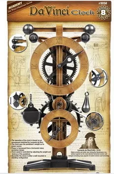 Безплатна доставка Academy 18177 Leonardo Da Vinci Machines Series model kit класически часовници Образователна монтаж на пластмасов модел