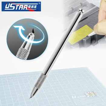 Инструменти за моделиране Ustar, въртящи джобно ножче, определени перочинных нож с тънко острие, покриващи електродъгово режещ инструмент за хоби, изработване на модели със собствените си ръце